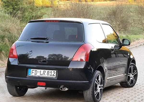 Suzuki Swift cena 13200 przebieg: 186433, rok produkcji 2007 z Swarzędz małe 781